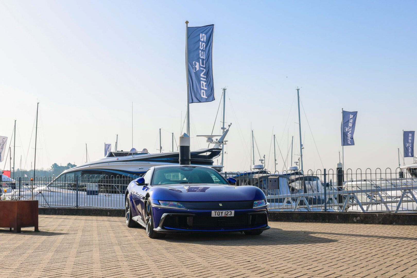 Meridien Modena at the British Motor Yacht Show